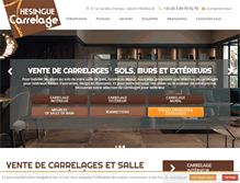 Tablet Screenshot of hesinguecarrelage.com